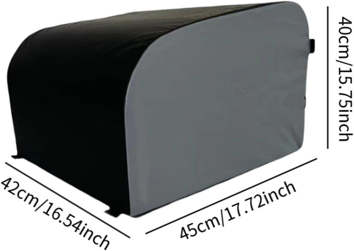 Generic Hip Thrust Machine Bench Platform, Glute Bridge Exercise Booty Workout Box for Jumping Full Body Workout Women Men Fitness - Black image number 6