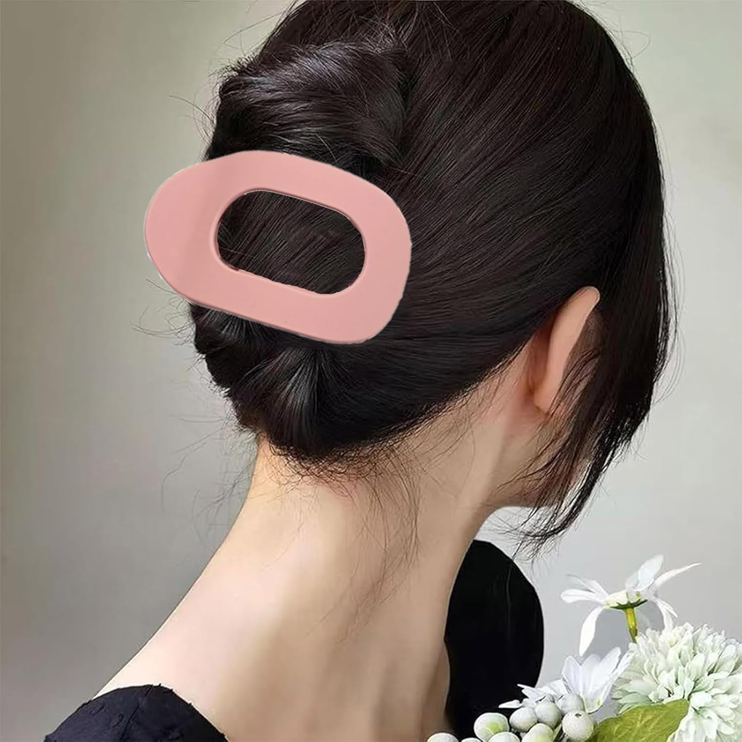 Pack of 6 Flat Hair Clips, Flat Hair Clips, Flat Hair Clips, Ideal for Everyday Life, Sports and Driving, Flat Hair Clips for Girls and Women, Hair Clips for Women image number 2