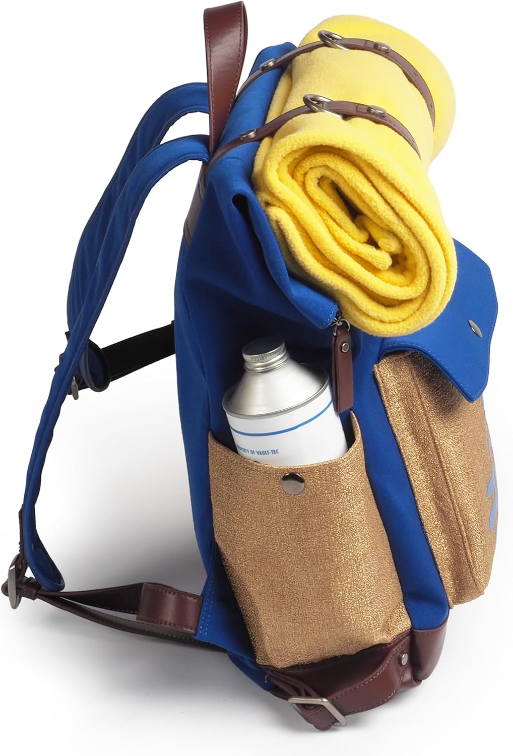 Fallout from the Wand Company: Lucy'S Backpack, the Authentic Vault 33 Replica with Fleece Blanket and Internal Pockets for Laptop, Glasses and Phone &ndash; Officially Licensed by Amazon Studios & image number 6