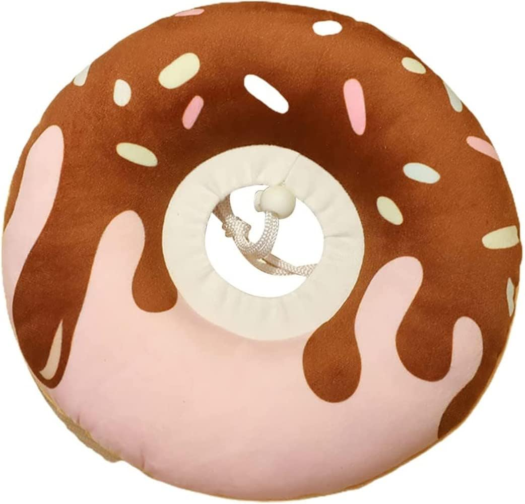 Voarge Cat Collar, Soft Soft Cat Protective Collar, Adjustable Cat Recovery Collar, anti Bite Safety Adjustable Protective Collar, for Pets Cats Puppies (M) image number 4