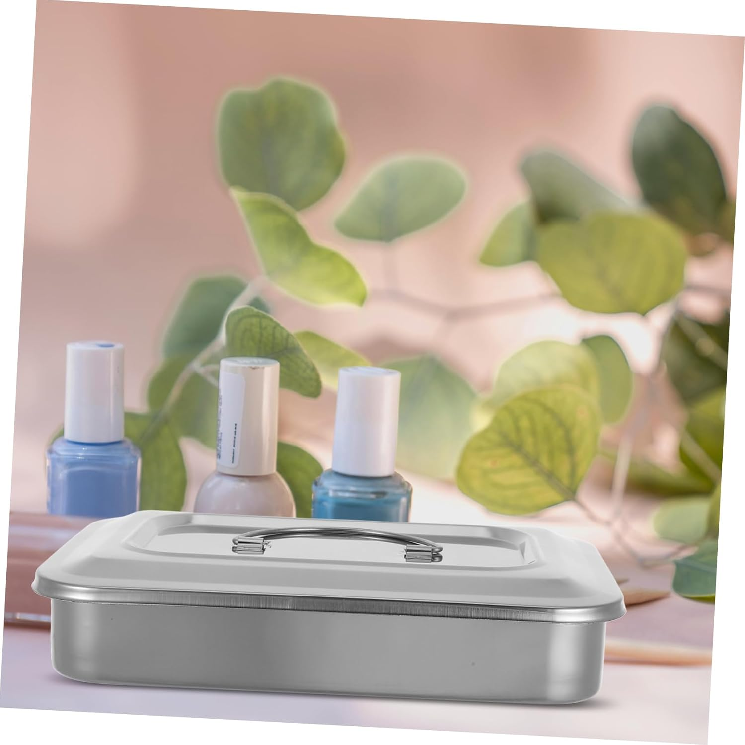 FOYTOKI Professional Box Silver High -Resistant Easy Cleaning No Leakage Lightweight Portable for Piercing image number 6