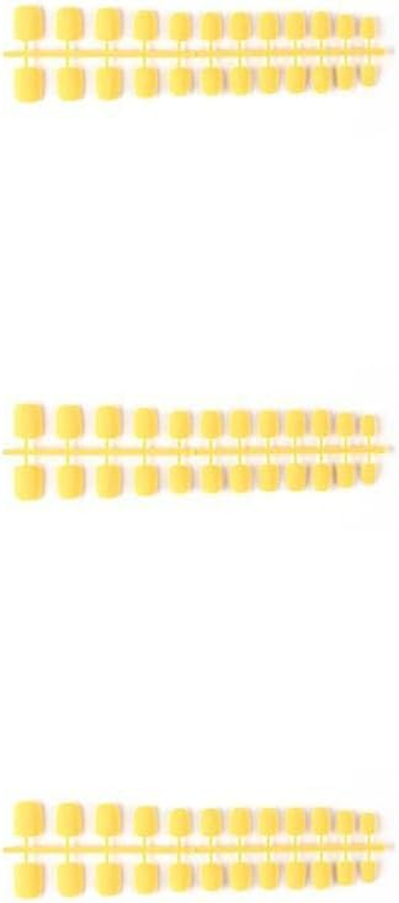 2 Set of Frosted Coffin False Nails DIY French Style Elegant Personality Acrylic Nail for Manicure Lovers 22Sweet Orange, 22Sweet Orange 2Set