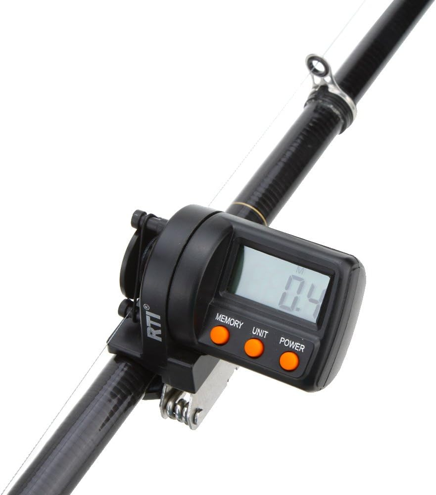 Fishing Line Counter, 0-999M Fishing Line Length Depth Gauge Counter for Fishing Rod, Fishing Tool Fishing Accessories for Beginner image number 4