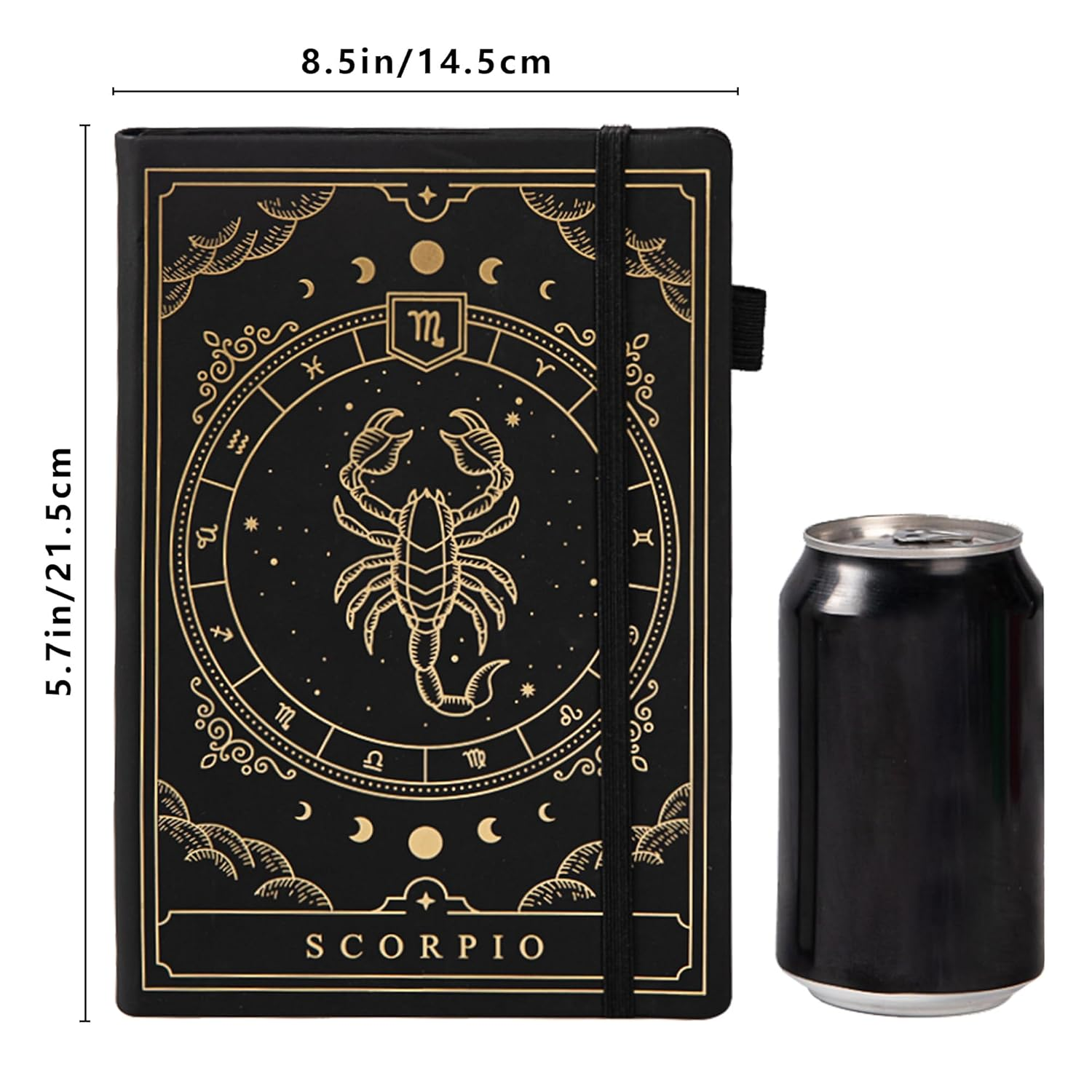 Constellations A5 Dotted Hardcover Journal Notebook, 100Gsm 400Pages Writing Paper, Bullet Organizers Notebook for Women, Men, Teens (Scorpio) image number 3