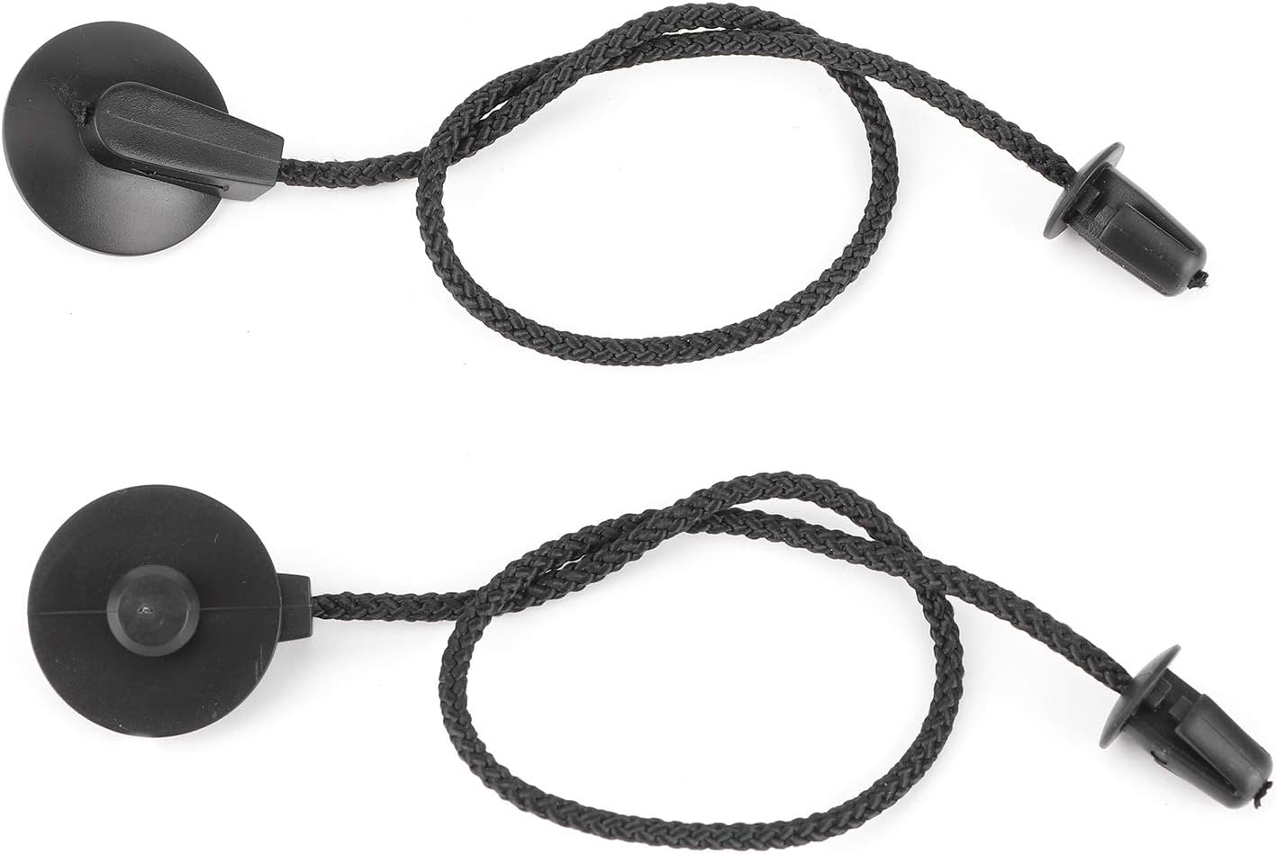 Parcel Shelf Fixing Strap, 2Pcs Parcel Shelf Fixing Cord Package Tie Down, CV6Z5846538A, Rear Inner Tonneau Hatch Cover Lift String Strap Fit for Focus MK3 2012‑2017