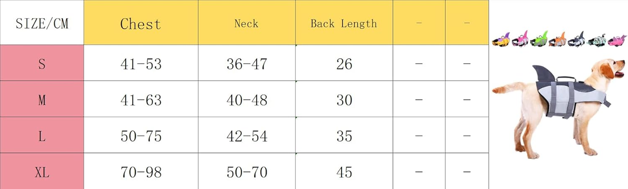 Ripstop Dog Life Jacket Pet Life Water Vest with Rescue Handle Life Safety Saver Preserver for Small Medium Large Dogs (Grey, M) image number 1