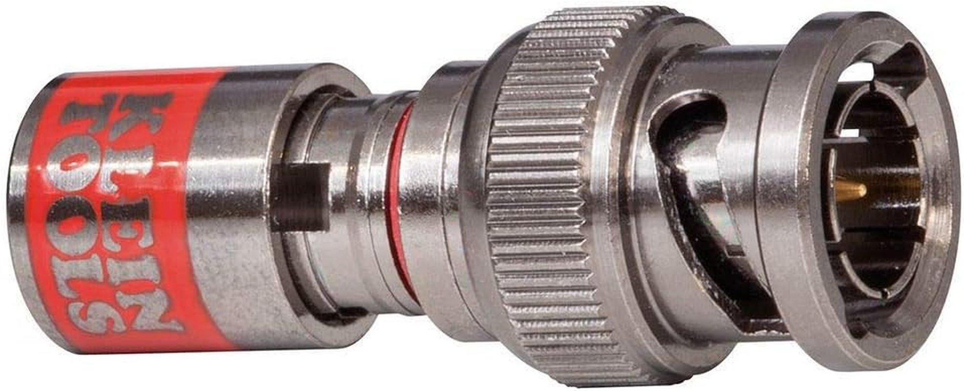 Klein Tools VDV813-613 Bnc-Connector for RG6/6Q Coaxial Cables, Universal Compression Connectors, Male, 35-Pack image number 2