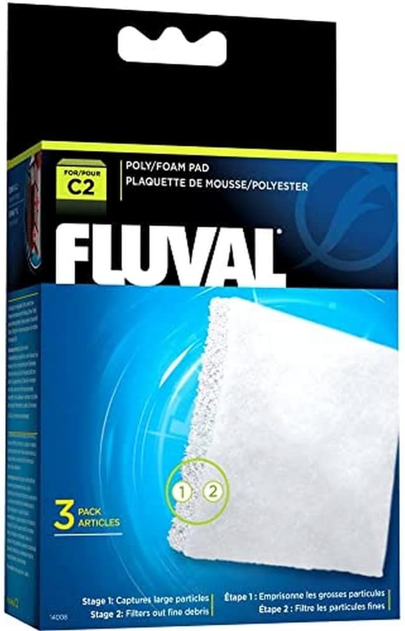 Fluval C Clip-On Filter Foam, Poly Cartridge 3-Pack image number 3