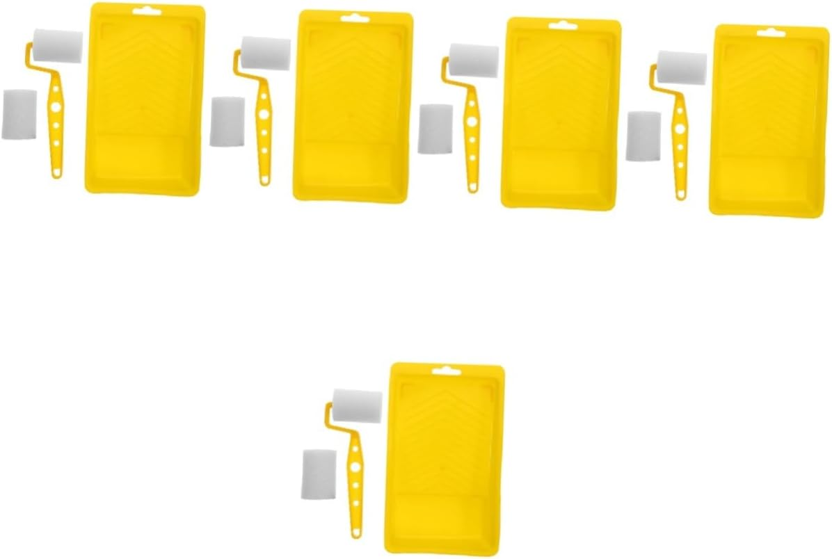 Bestonzon 5Sets Multi-Function Paint Rollers Handle for Easy Wall Painting for Home Use Smooth Application Walls Ceilings and Furniture image number 6