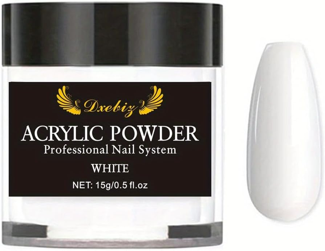 Acrylic Powder Long-Lasting 15G (Nude) Professional Acrylic Nail Powder System for Acrylic Nails Extension 3D Nail Art Polymer Powder