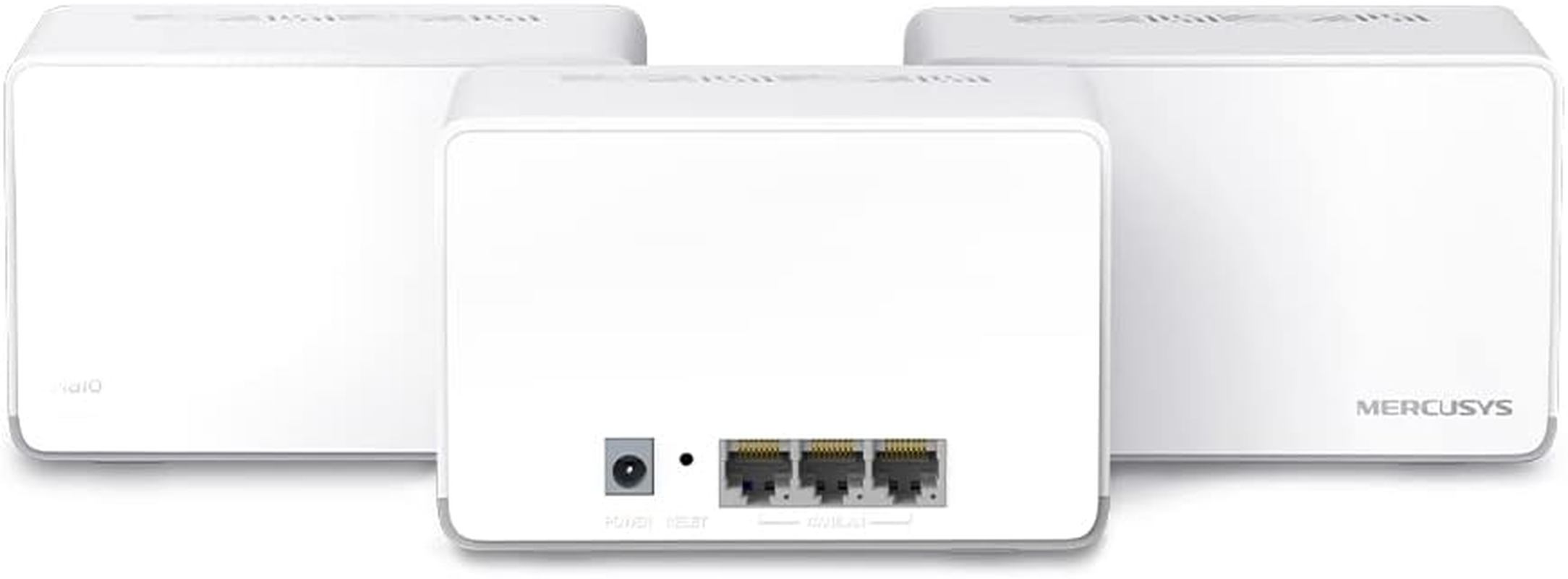 Mercusys AX1800 Whole Home Mesh Wi-Fi 6 System, Dual Band, up to 1800 Mbps, Seamless Roaming, Gaming & Streaming, Smart Home, Connect 150+ Devices, Full Gigabit Ports (Halo H70X(3-Pack))