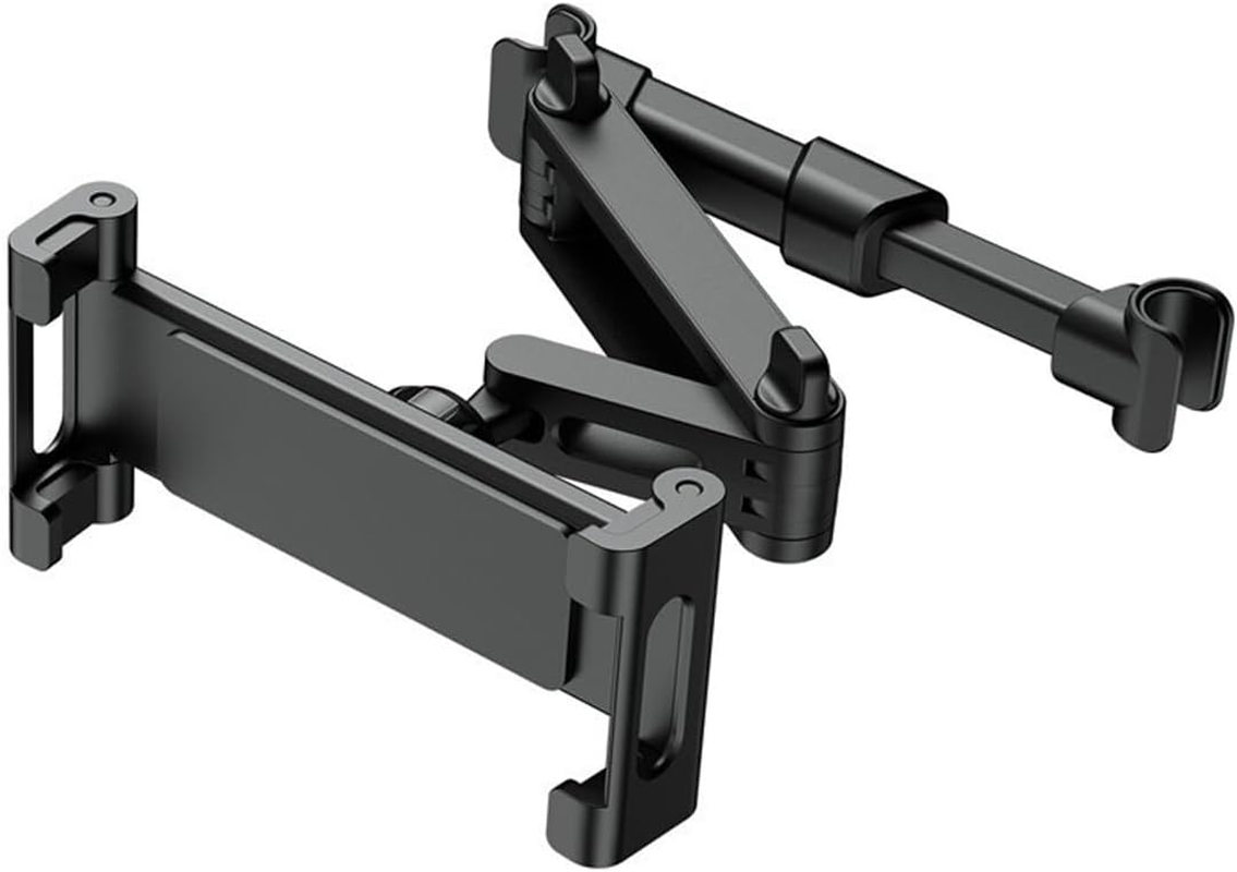 AIMALL Car Rear Seat Mobile Phone Tablet Holder Bracket, Adjustable Headrest Mount for Tablets & Phones, Fits 5.51-10.23In Devices, Easy Installation, Universal Compatibility image number 1