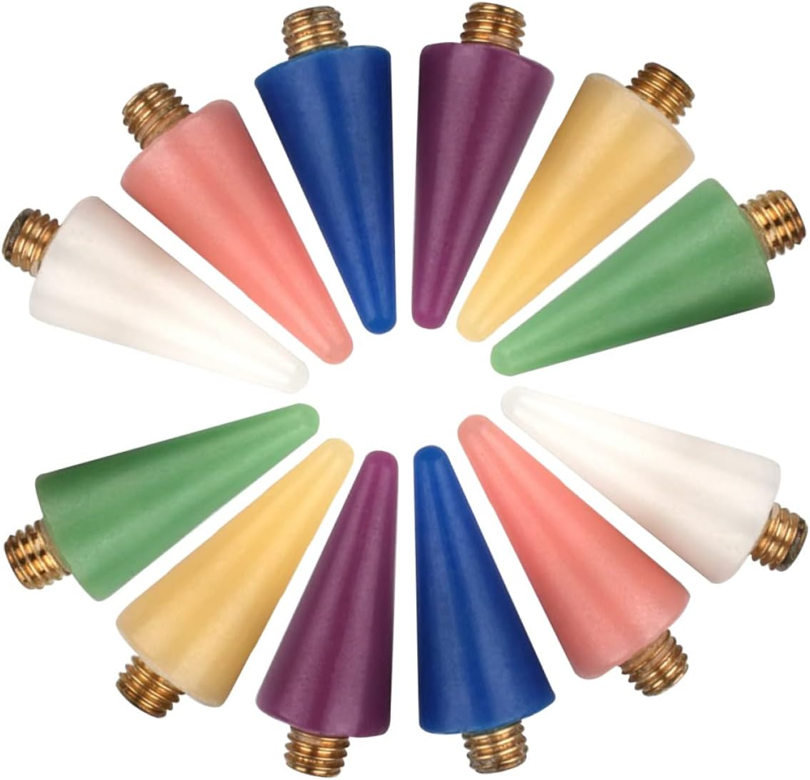 ELAYARD Dual Ended Nail Dotting Pen Tool 12 Replacement Tips for Rhinestone and Gem Picker for Nail Art Decoration and DIY Crafts image number 3