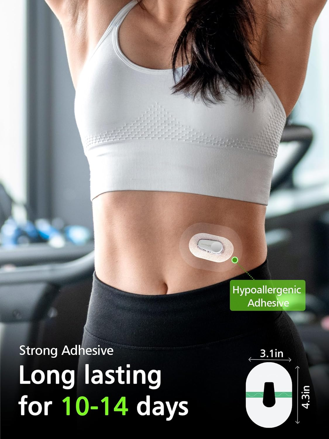 60 Packs Dexcom G6 Overpatch, Dexcom G6 Adhesive Patches Waterproof for 10-14 Days Long Stay, No Glue in the Center by SUNMON (Transparent) image number 1