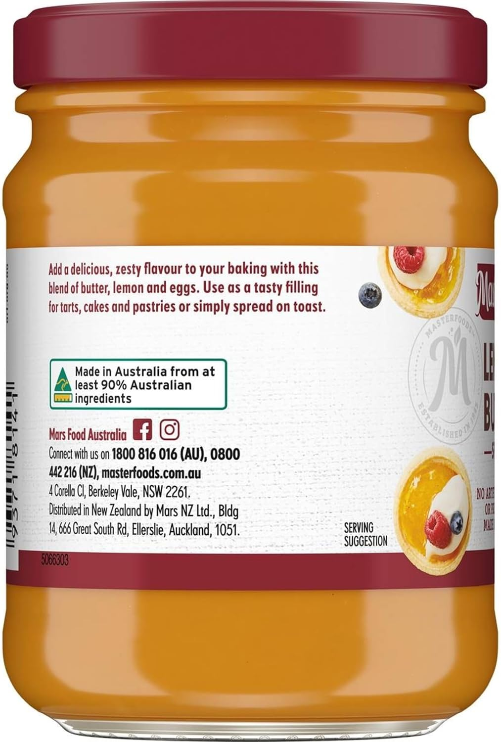 Masterfoods Lemon Butter Spread 280 G image number 5