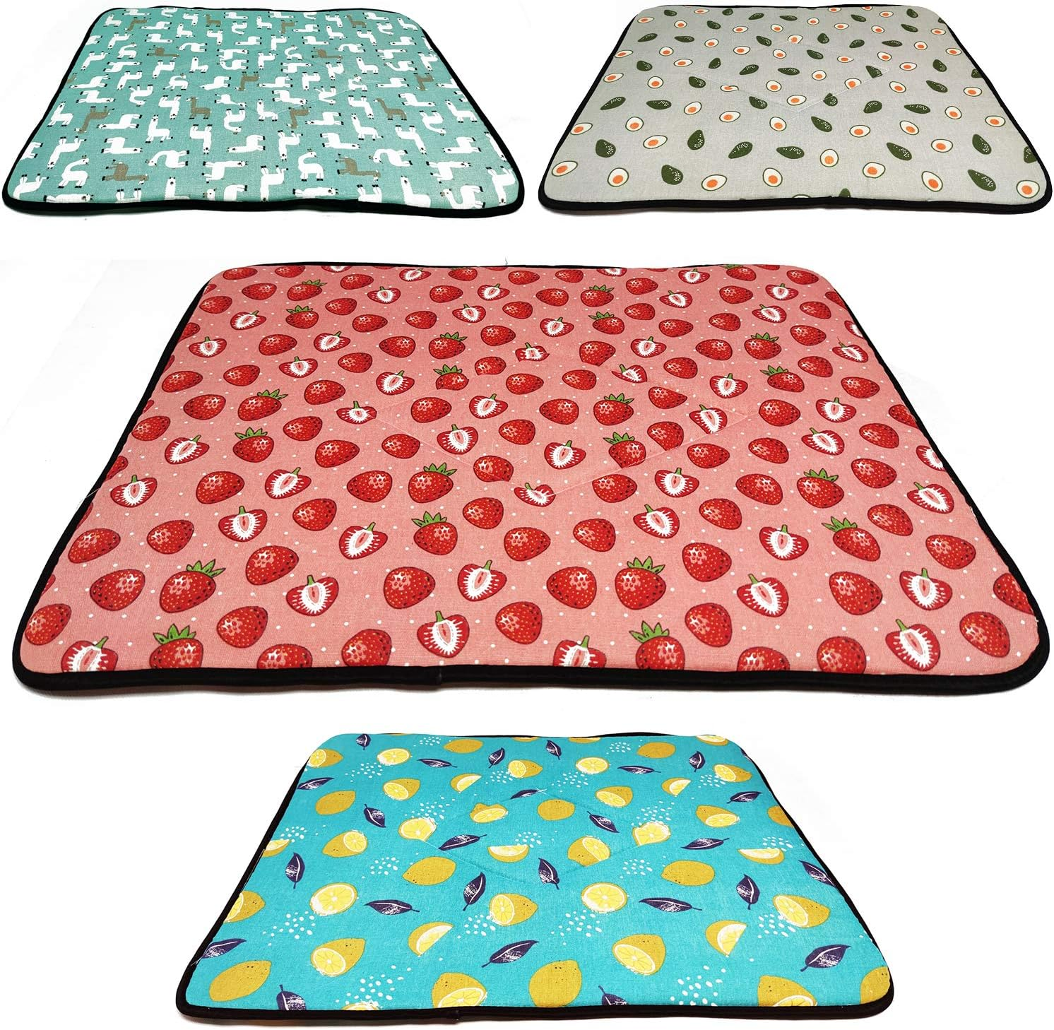 BPS BPS-1026 Non-Slip Portable Soft Pet Dog Cat Mattress - Size S/M/L - Random Colour (L:90 X 75 Cm) image number 1