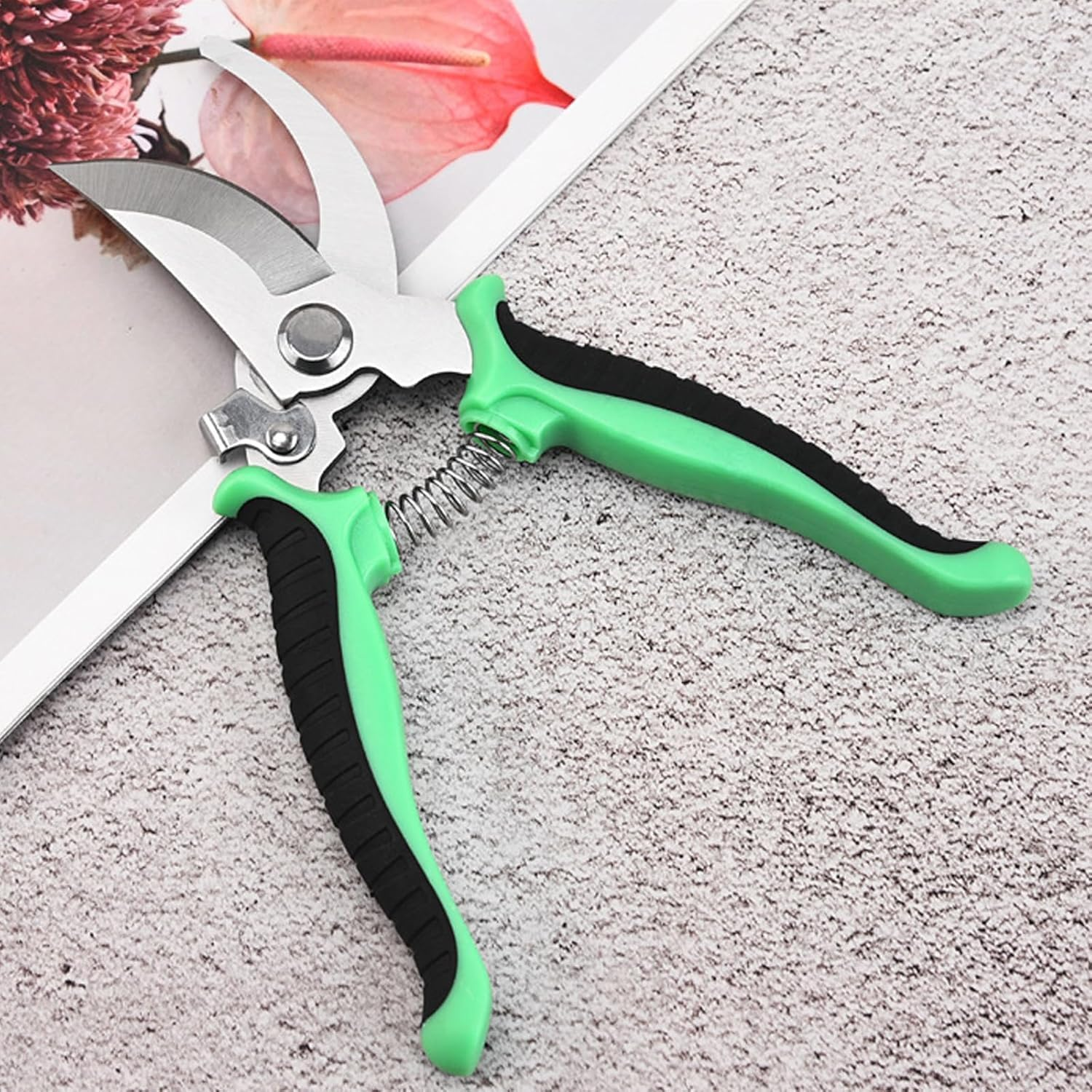 Generic 4 Pack Garden Pruning Shears, Stainless Steel Bypass Pruning Shears, Multicolor, 35Mm Cutting Width, Ideal for Gardening image number 3