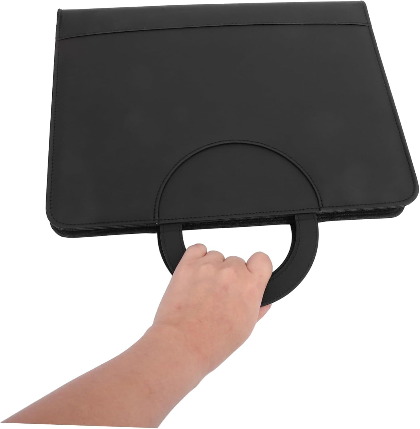 BCOATH Loose-Leaf Folder Files Bag Zippered File Folder Document Storage Bags Documents Pouch for Office Home Use image number 6