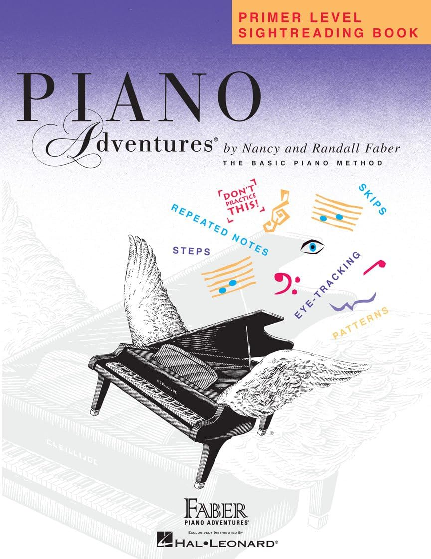 Piano Adventures Primer Level Bundle Set 5 Books by Nancy Faber - Lesson, Theory, Performance, Sightreading, Technique & Artistry Books & Juliet Music Piano Key Stickers (5P) image number 6