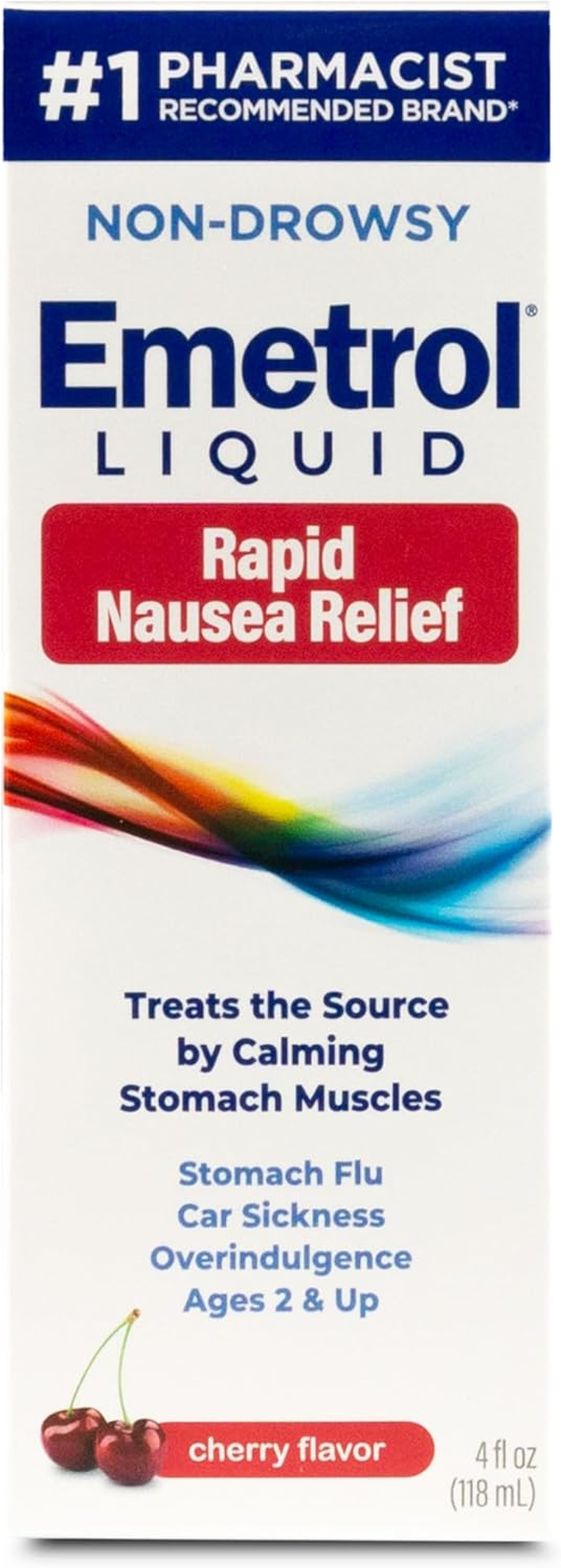 Emetrol for Nausea & Upset Stomach Cherry 4 Oz image number 4