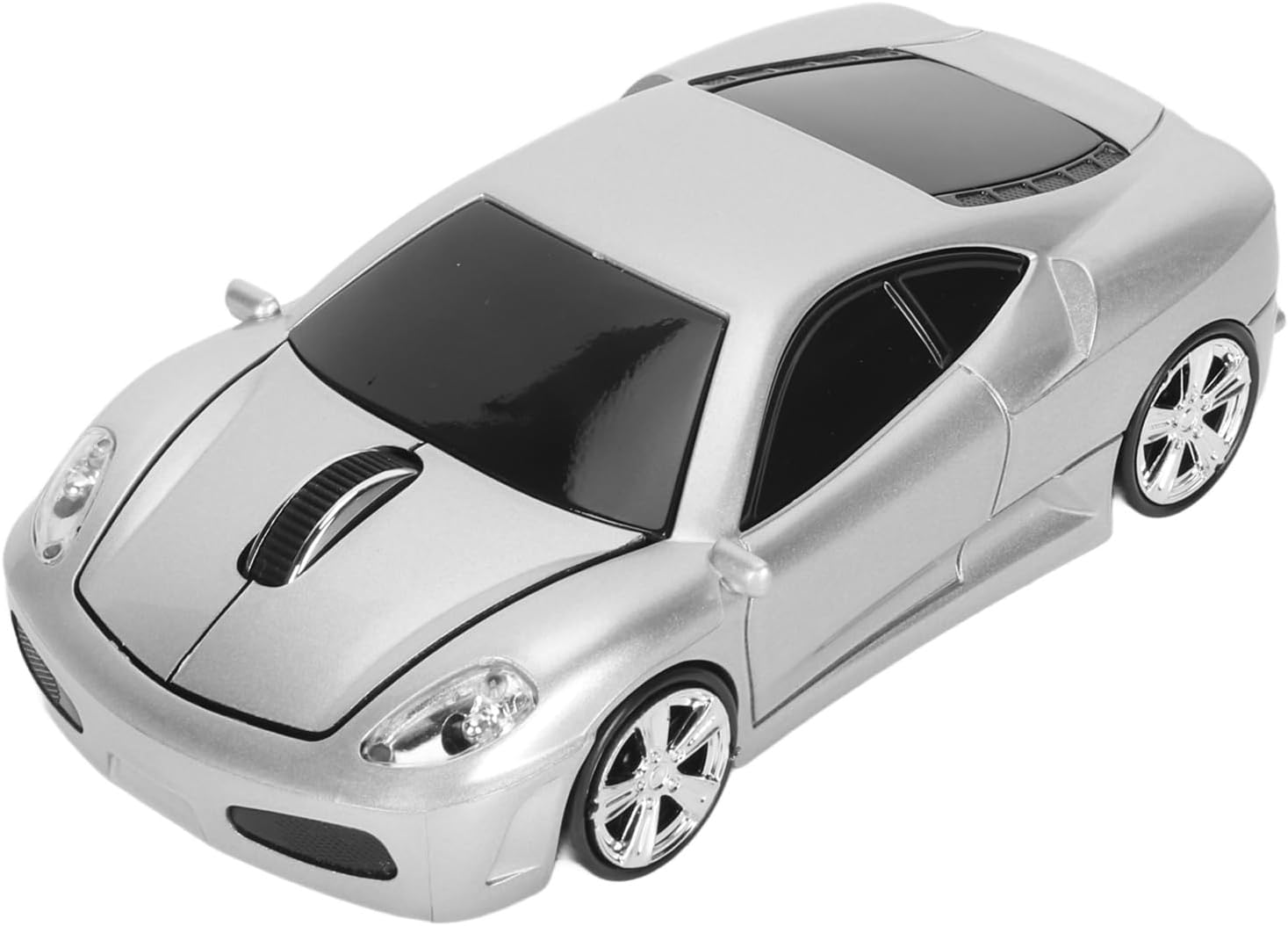 Desktop Mouse Car Mouse Auto Sleep Wide Compatible 2.4Ghz Wireless Sports Car Style 1600DPI Gaming Mouse LED Headlamp Mice image number 1