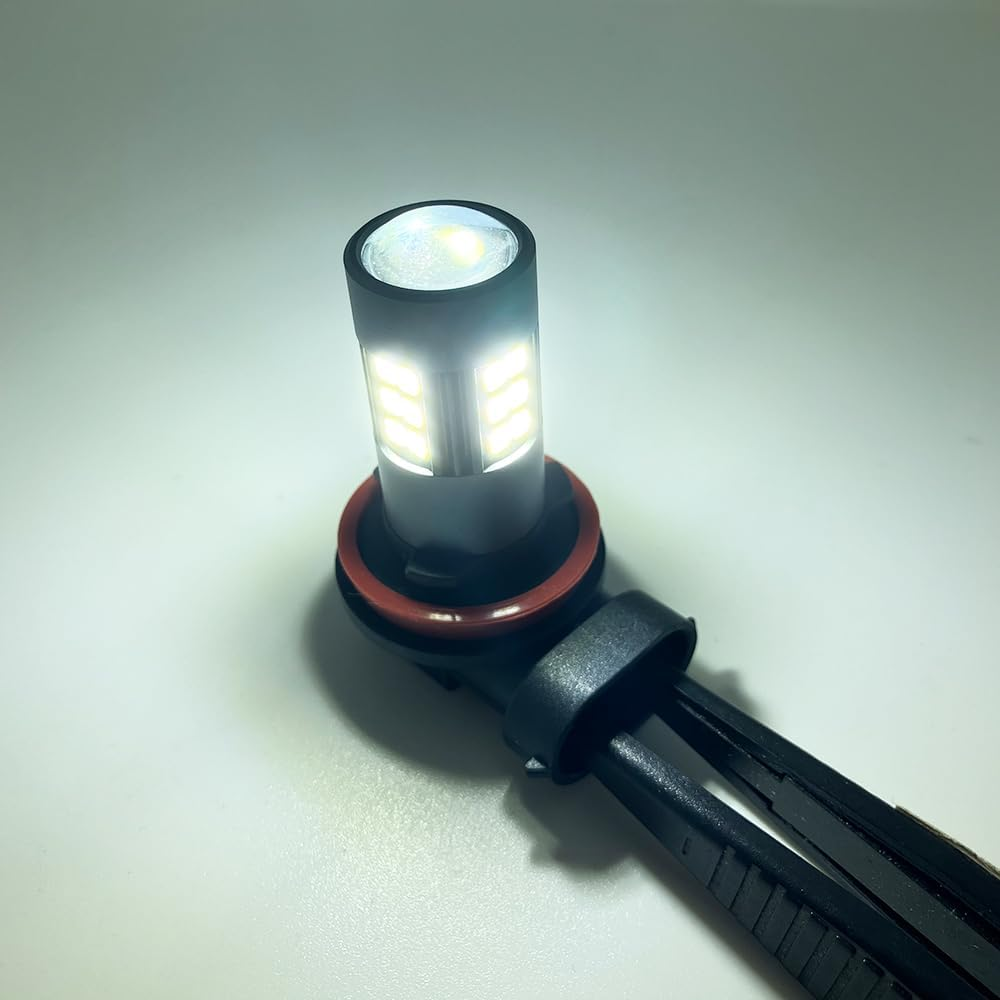Blyilyb H11/H8 5800K Daily White High Brightness LED Fog or DRL Lamps Replacement for Cars (Pack of 2) image number 2