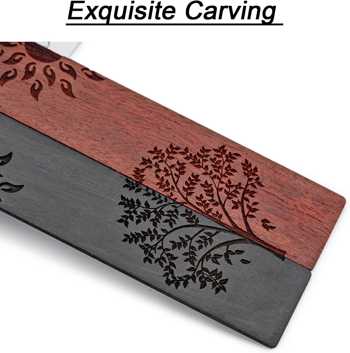 2 Pcs Wood Bookmark, Unique Bookmarks Gift for Men Women, Book Marks Accessories (Sun and Tree) image number 3