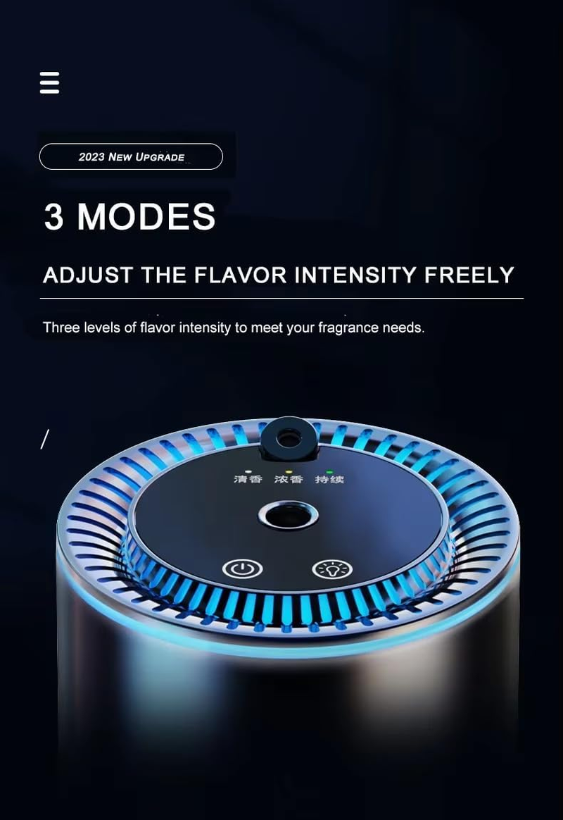 SKYLUXE - Car Freshener Essential Oil Diffuser &ndash; Usb-Powered Mini Aromatherapy Diffuser with Adjustable Mist and LED Light for Car, Office, and Travel &ndash; Freshen up with Essential Oils on the Go image number 5