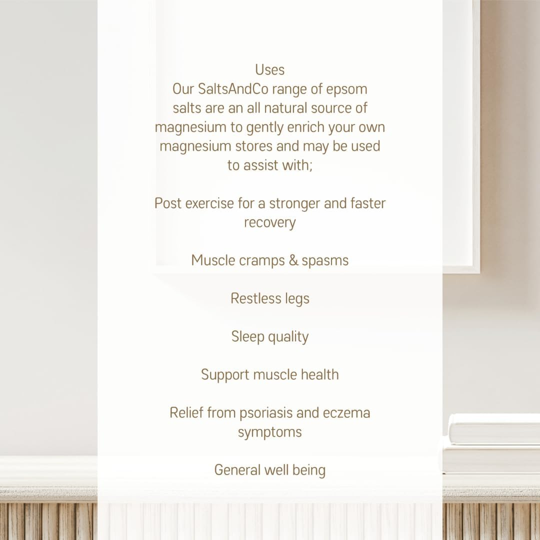 Salts & Co. Lavender Fields Epsom Floral Bath Salts 1 Kg image number 6