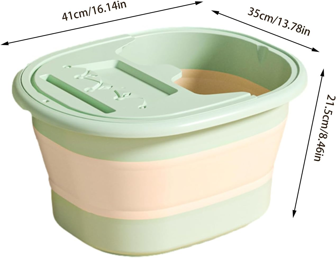 Foot Bucket for Soaking Feet - Portable Foot Bath Basin - Foot Bath Soak Tub with Heat Preservation to Relieve Discomfort Buniq image number 4
