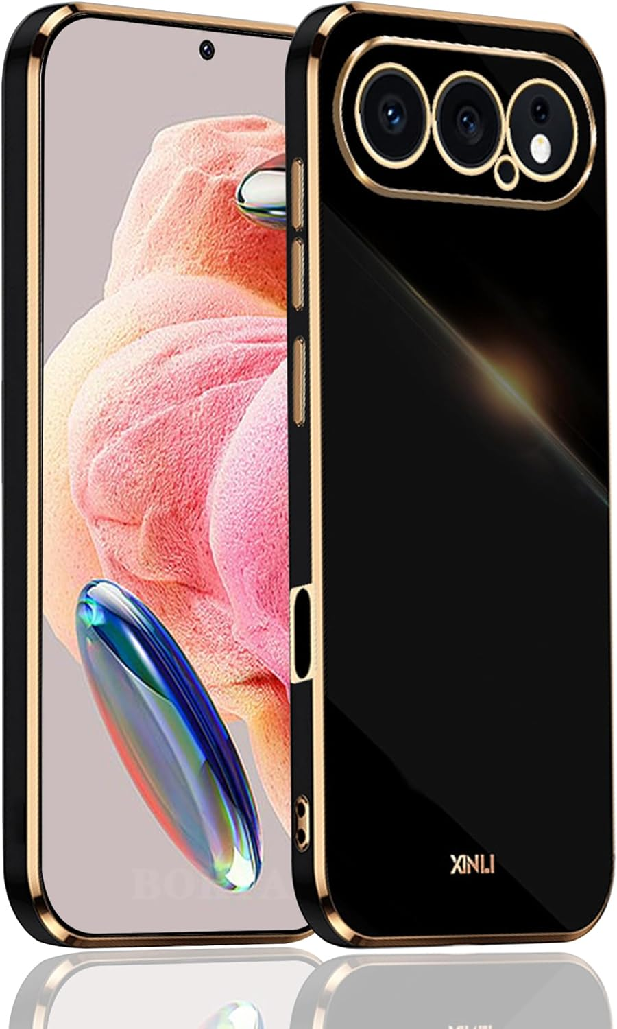 BOKYAS Compatible with Honor 500 Pro/Honor 500 Case with Luxury Galvanised, Camera Protection, Soft Silicone Mobile Phone Case, Ultra Thin, Shockproof Plating Case for Women, Green