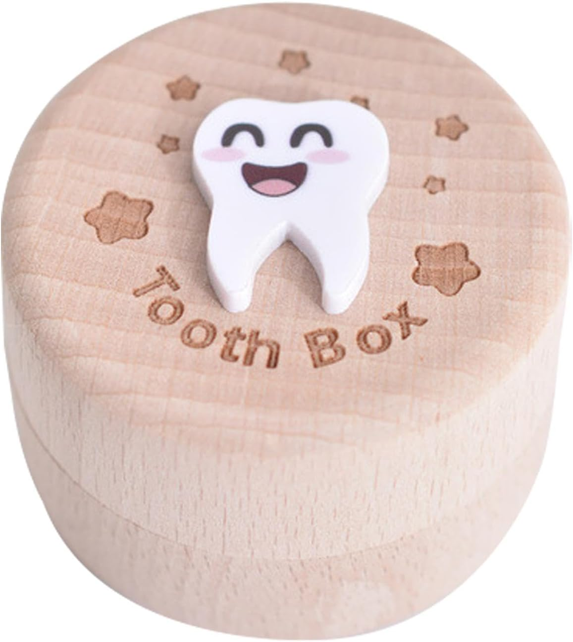 Wooden Kids Tooth Box, Baby Tooth Storage Container, First Tooth Keeper Box, Tooth Fairy Keepsake Chest, Wooden Tooth Holder for Children, Rustic Tooth Keep Chest, Compact Tooth Fairy Container