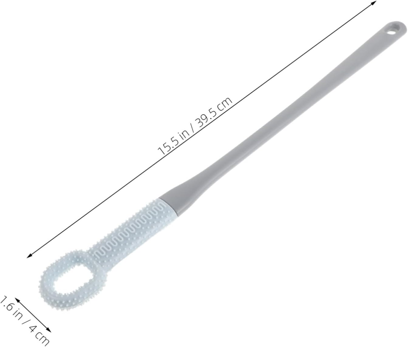 GANAZONO Elderly Foot Washer Toe Gap Brush Long Handle Foot Scrubber Dead Skin Remover Tool for Elderly Pregnant