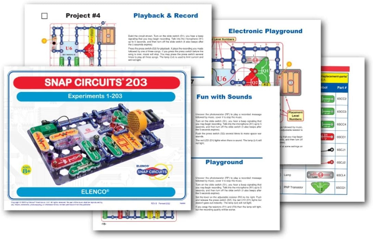 Snap Circuits 203 - CM200 - Electronics Discovery Kit image number 2