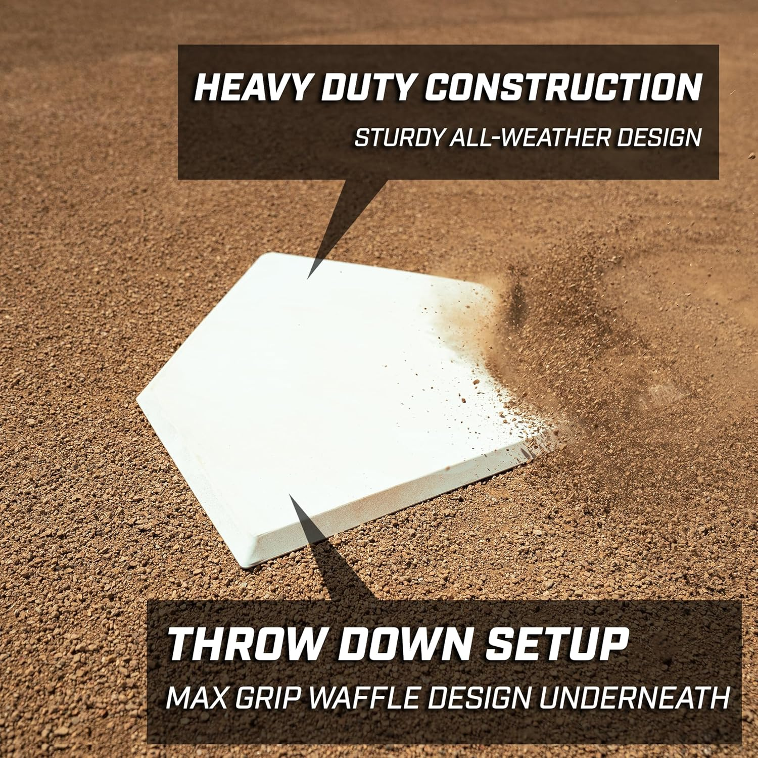 Gosports Baseball & Softball 4 Piece Premium Base Set - Heavy-Duty for Athletes image number 3