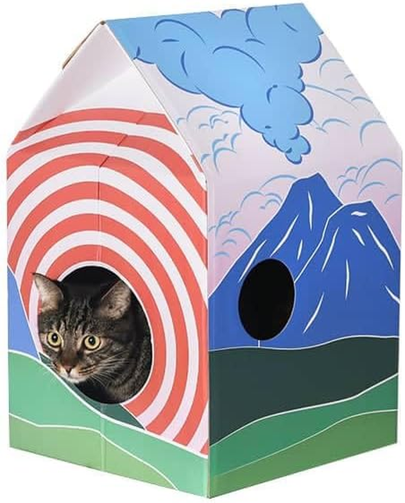 Pidan House Cat Scratcher, (PD3311A2) image number 1