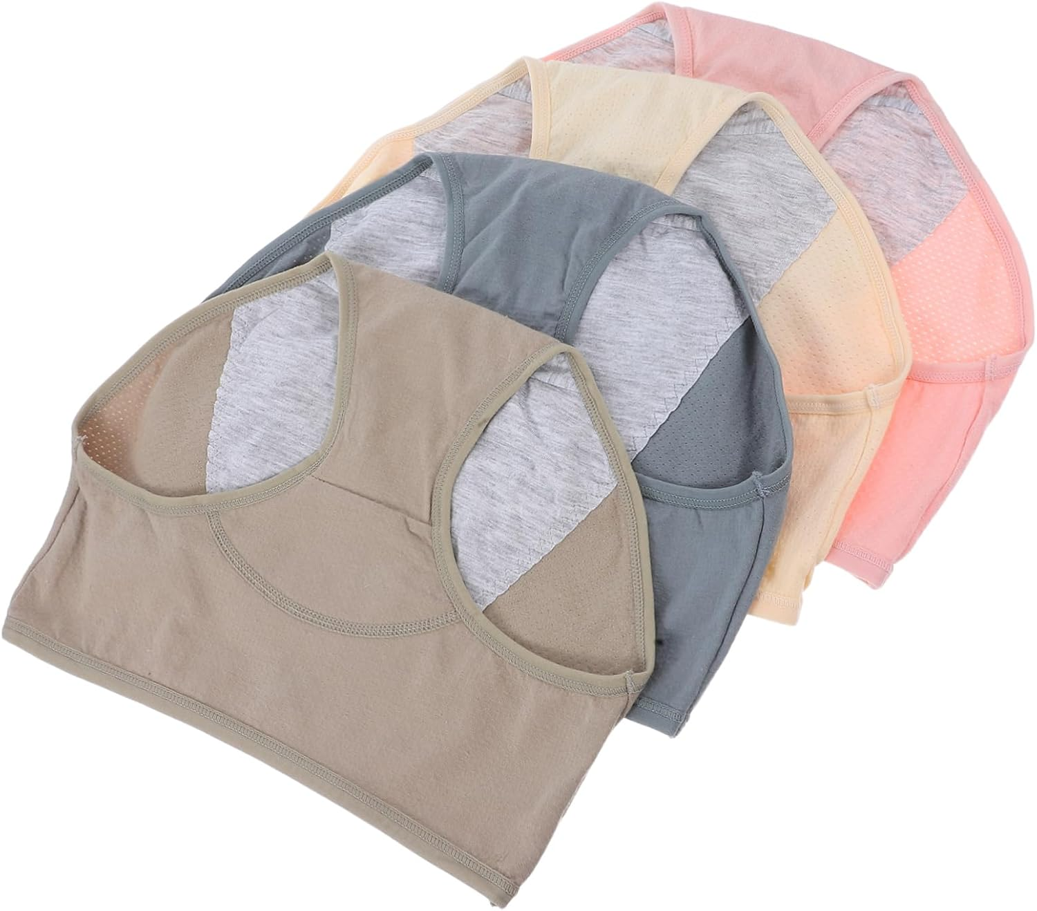 NOLITOY Leakproof Women Panties Breathable Cotton Period Underwear for Heavy Flow Days Soft and Comfortable Leakproof Briefs for Women Grey