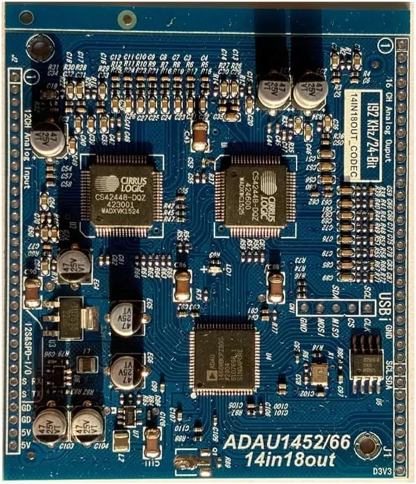 ADAU1466/ADAU1452+CS42448 14 in and 18 Out DSP Audio Decoding Module(Adau1466)