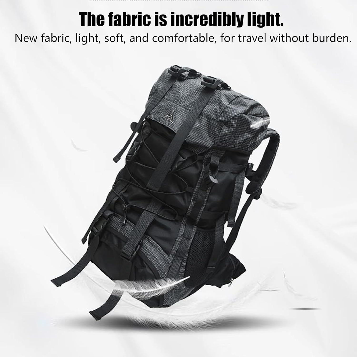 Hiking Backpack - Outdoor Backpack,60L Hydration Waterproof Gear for Travel School Racing Cycling Survival Camping Runners Women Men image number 5