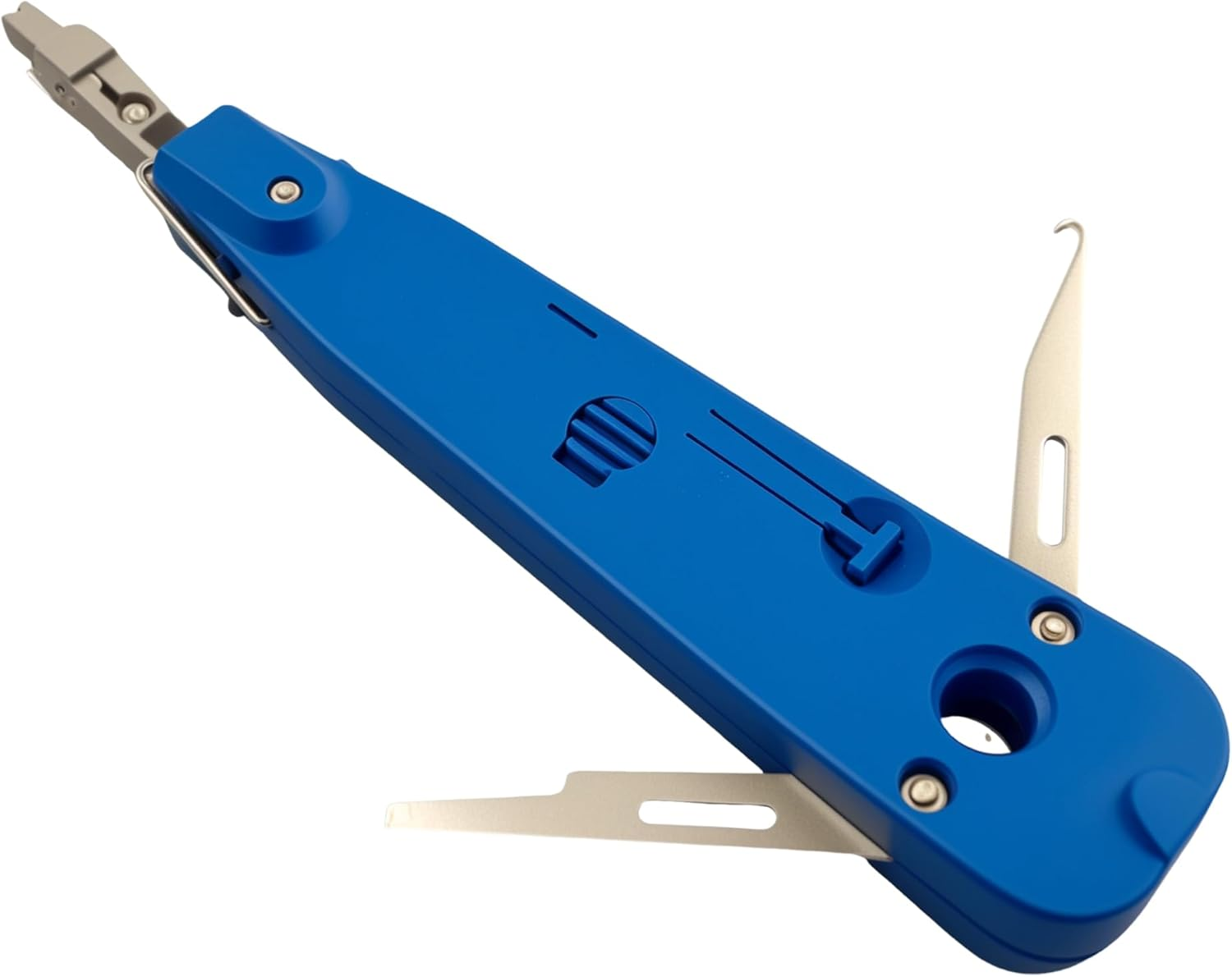 EFGTEK 2 Punch down Tool Compatible with Krone Blade and 1 Network Wire Stripper, Multifunction Hook Tool for Telephone Impact Terminal Insertion and Cat6A,Cat6,Cat5E,Cat5 Cable image number 6