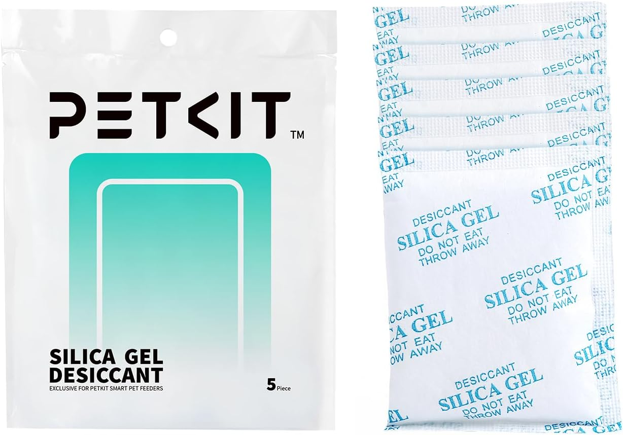 PETKIT Replaced Desiccant for All Smart Feeders -5 Packs, Replacement Desiccant Bags for Automatic Pet Feeders Cat Dog Feeders Desiccant Bag image number 5