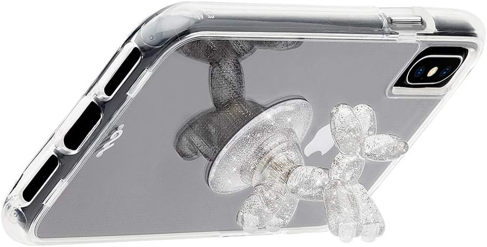 Case-Mate - Phone Holder - Stand Ups - Balloon Dog - Phone Stand - Sheer Crystal - Clear image number 2