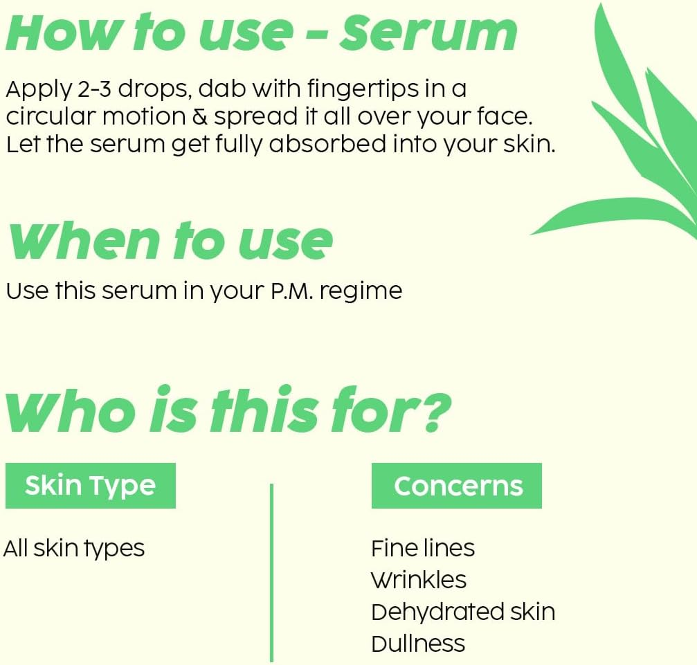 PLIX - the PLANT FIX Collagen Bounce Serum 30Ml and 1.20% Retinol Night Cream 50G with Bakuchi Oil | anti Ageing Combo for Reducing Fine Lines & Wrinkles Vegan Collagen Booster for Plump Skin image number 4