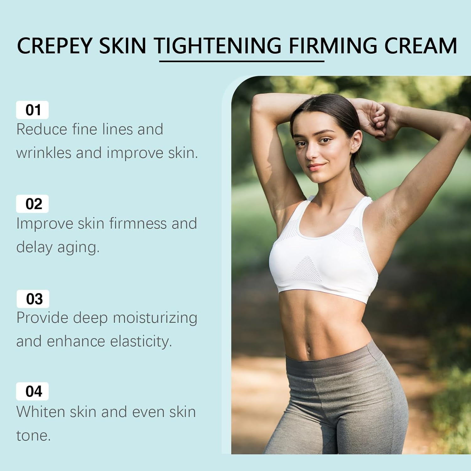 Cellu Firming Body Cream&ndash;Multi-Area Tightening for Neck,Arms&Abdomen,72H Deep Hydration,Fast-Absorbing Formula to Improve Skin Elasticity&Texture,Suitable for Most Skin Types (4)