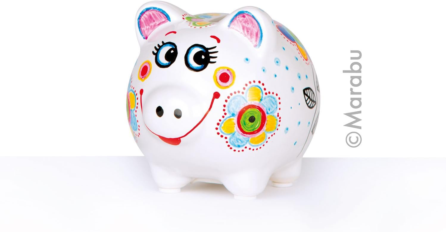 Marabu 0125000000084 - Porcelain and Glass Painter Kids Set Mega Fun, Porcelain Crayons for Children Set of 10, Dishwasher Safe after Firing, Universal Tip 1-3 Mm image number 6