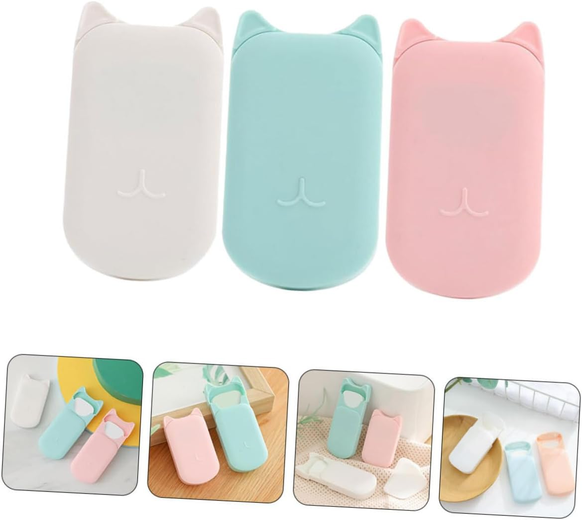 Healeved Travel Hand Soap Sheets Mini Soap Flakes for Camping Hiking Business Trips image number 6