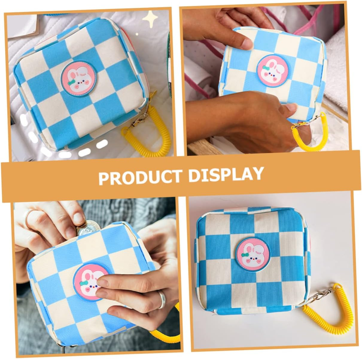 BCOATH 2Pcs Menstrual Pad Bag Practical Period Bag Sanitary Napkin Pouch Tampon Pouch for Women