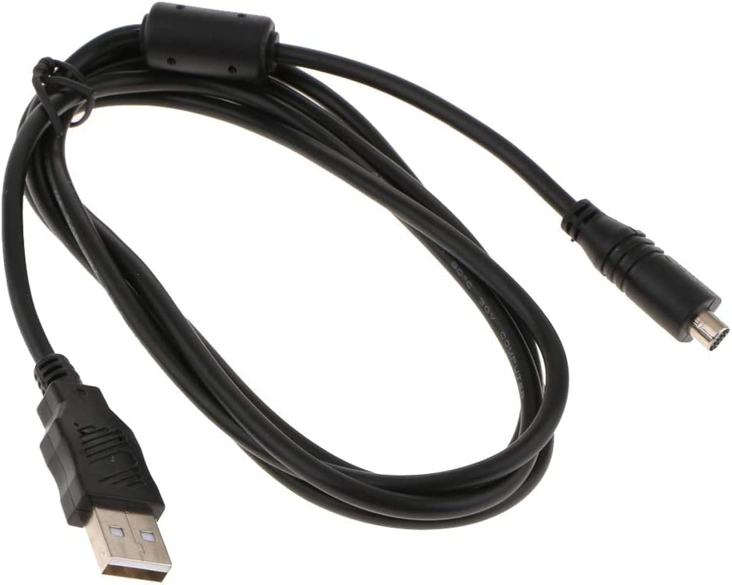 VMC-15FS Replacement USB Cable VMC-30FS 10Pin Cord Compatible with Sony Handycam Camcorder DCR-HC24E DCR-HC26E DCR-SR80 Dcr-Sr80E DCR-SR85 Dcr-Sr85E and More Models (4.9Ft)