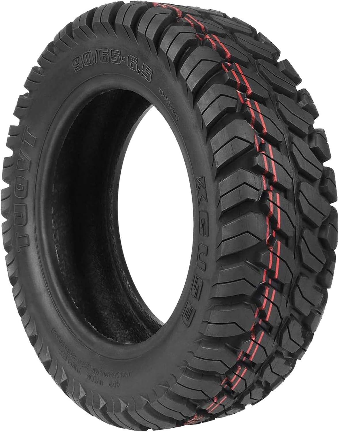 VOLOHAS 90/65-6.5 Verst&auml;rkter Schlauch Mit Abgewinkeltem Ventil 90&deg; F&uuml;r 11 Zoll Reifen Aufblasbar Off-Road, Slick Und Road F&uuml;r Zero 11X/Speedual Plus/Dualtron Ultra/Kaabo Elektroroller
