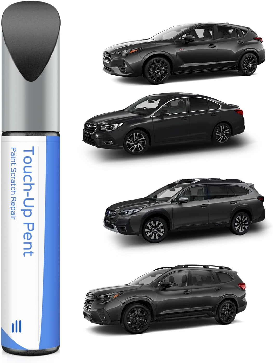 M3/P8Y Magnetite Gray Metallic Touch up Paint Compatible with Subaru Exact Match Chips and Nicks Touch Up